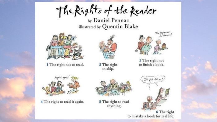 Rights of The Reader by Daniel Pennac
